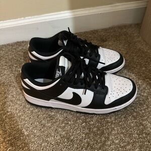 Nike Dunks Black and White Low-Top